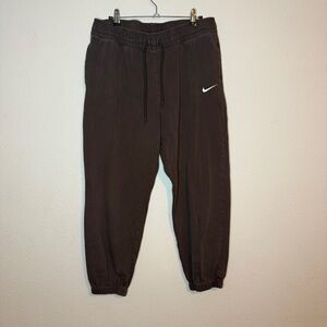 Nike Chocolate Elastic Waistband Trousers